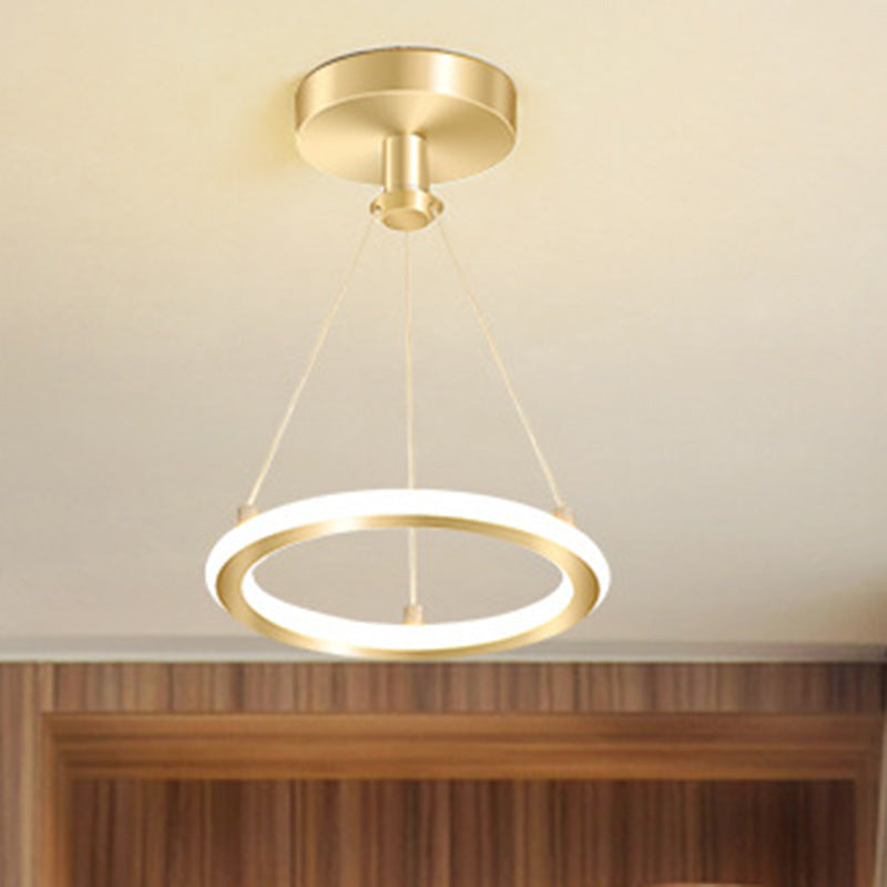 Stylish Circular LED Overhead Light Fixture - Luxicro