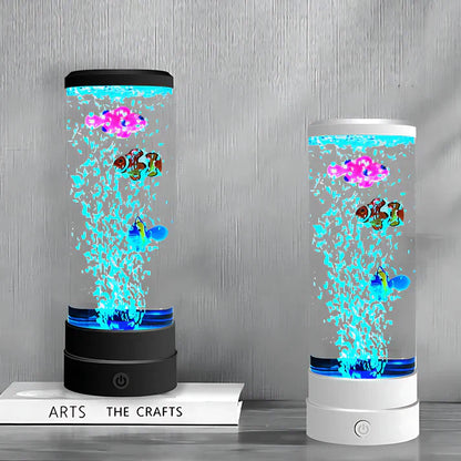 Calming Multicolor Fish Tank Desk Lamp