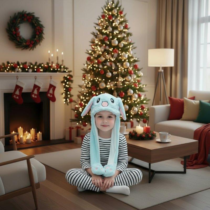 Cute Bunny Hat with Soft Ears and Plush Fabric - Luxicro