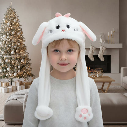 Cute Rabbit Winter Hat with Soft Ears