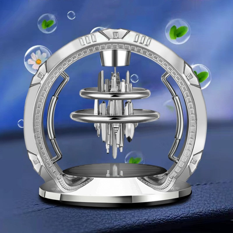 Portable Car Air Freshener Diffuser with Solar Power - Luxicro