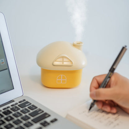 Compact Portable Desk Night Light Humidifier