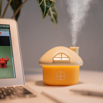 Compact Portable Desk Night Light Humidifier