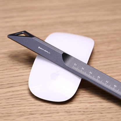 Professional Triple Function Metal Ruler For Drafting