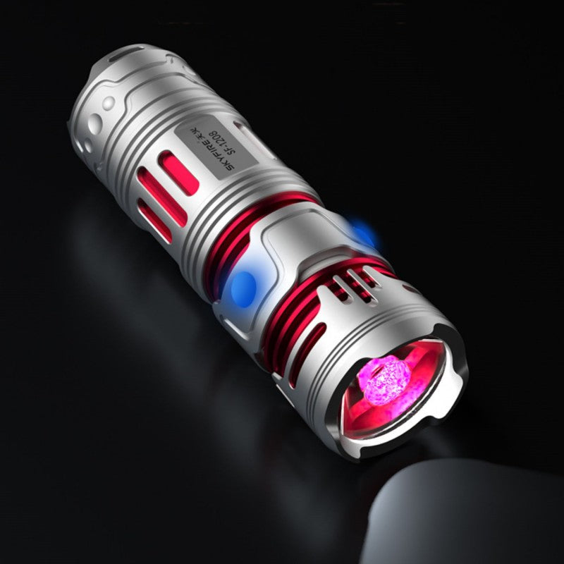 Bright Compact Rechargeable LED Finger Flashlight