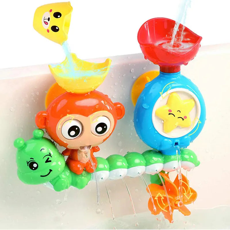 Colorful Kids Bath Toys Set
