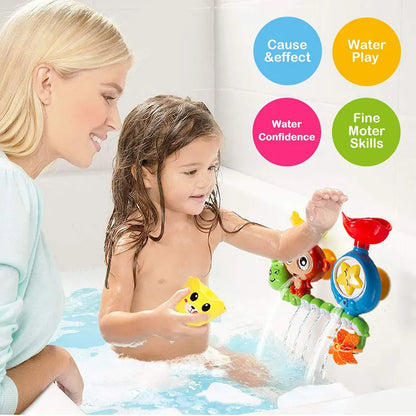 Colorful Kids Bath Toys Set