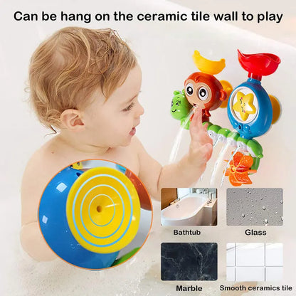 Colorful Kids Bath Toys Set
