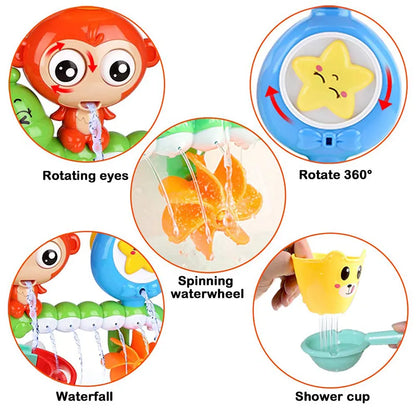 Colorful Kids Bath Toys Set