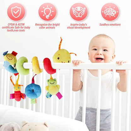 Fun Spiral Toy for Stroller and Car Seat