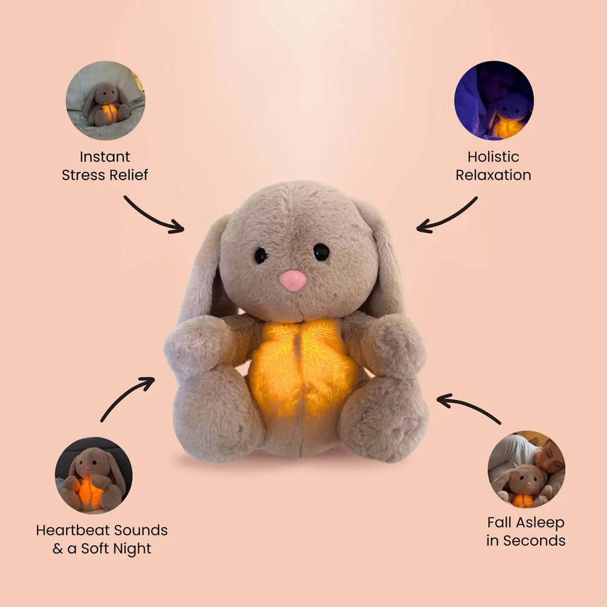 Cuddly Soft Plush Rabbit Toy