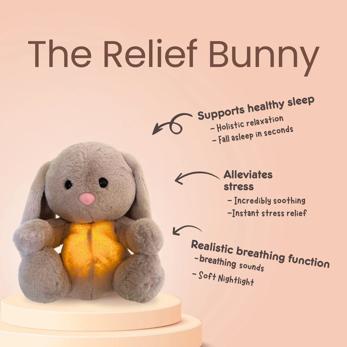 Cuddly Soft Plush Rabbit Toy