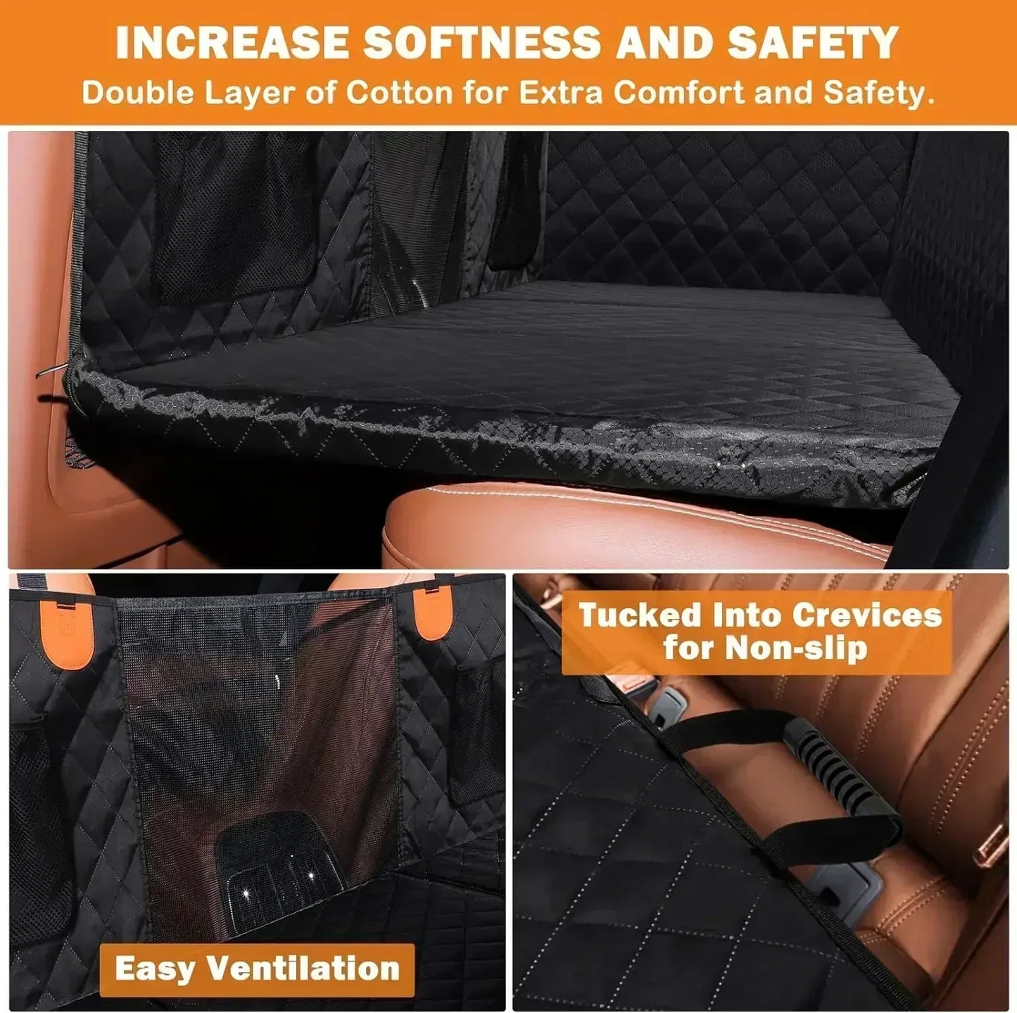 Foldable Dog Car Booster Seat