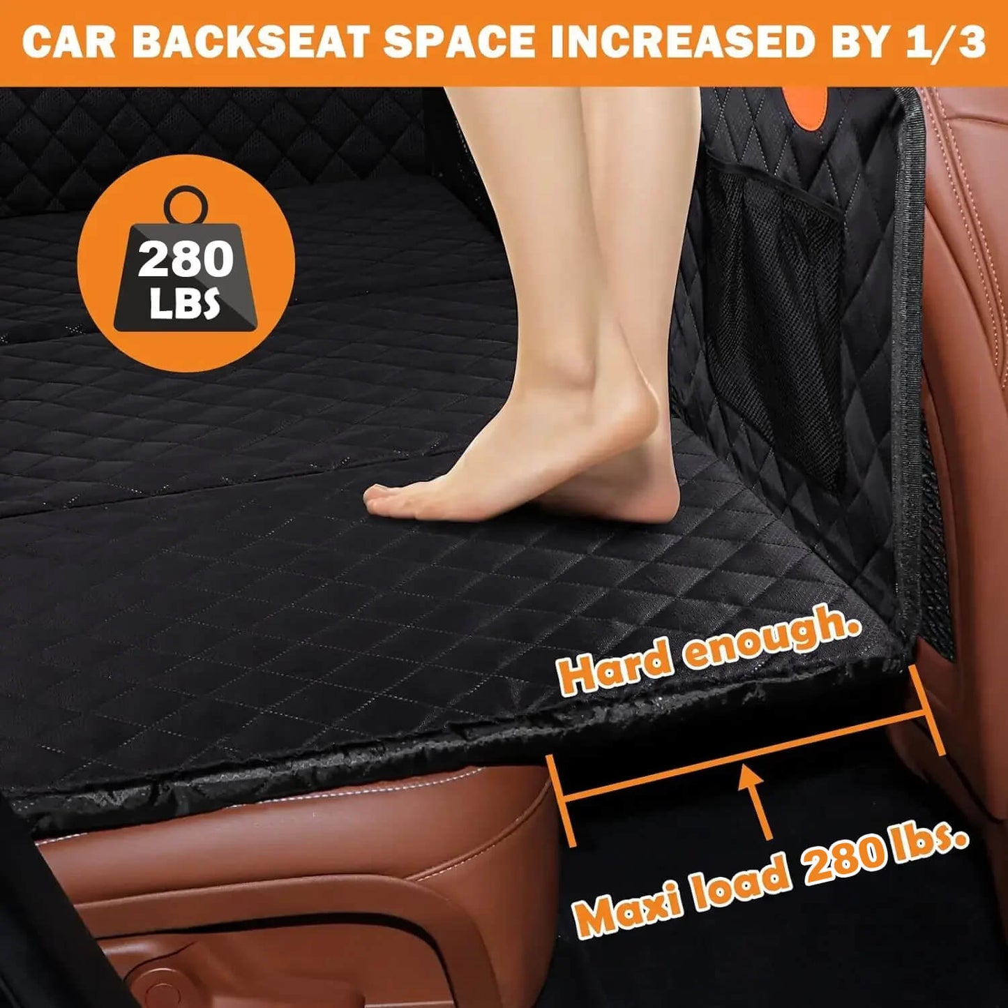 Foldable Dog Car Booster Seat