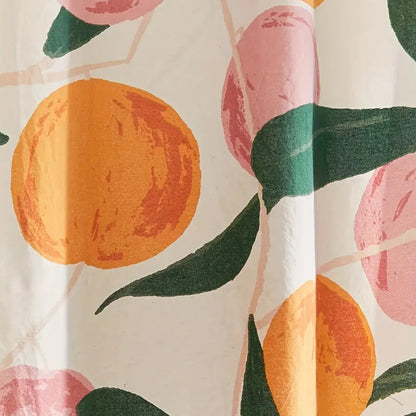 Beautiful Floral Shower Curtain - Decorative Bathroom Accent - Luxicro