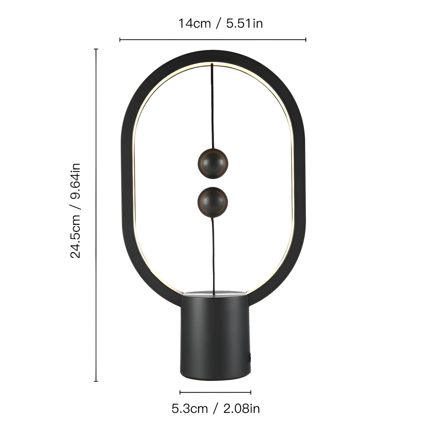 Compact USB LED Office Lamp