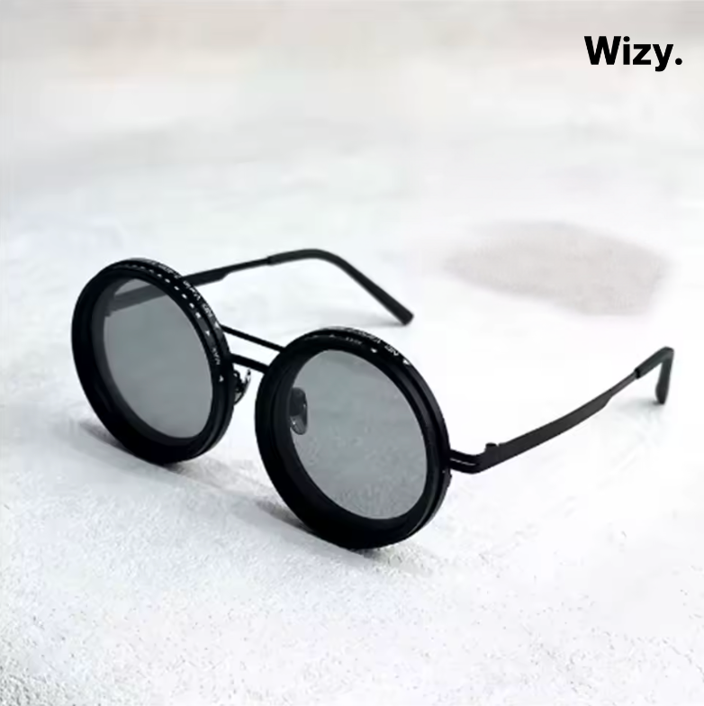 Trendy Black Lens Sunglasses with UV Protection - Luxicro
