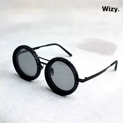 Trendy Black Lens Sunglasses with UV Protection - Luxicro