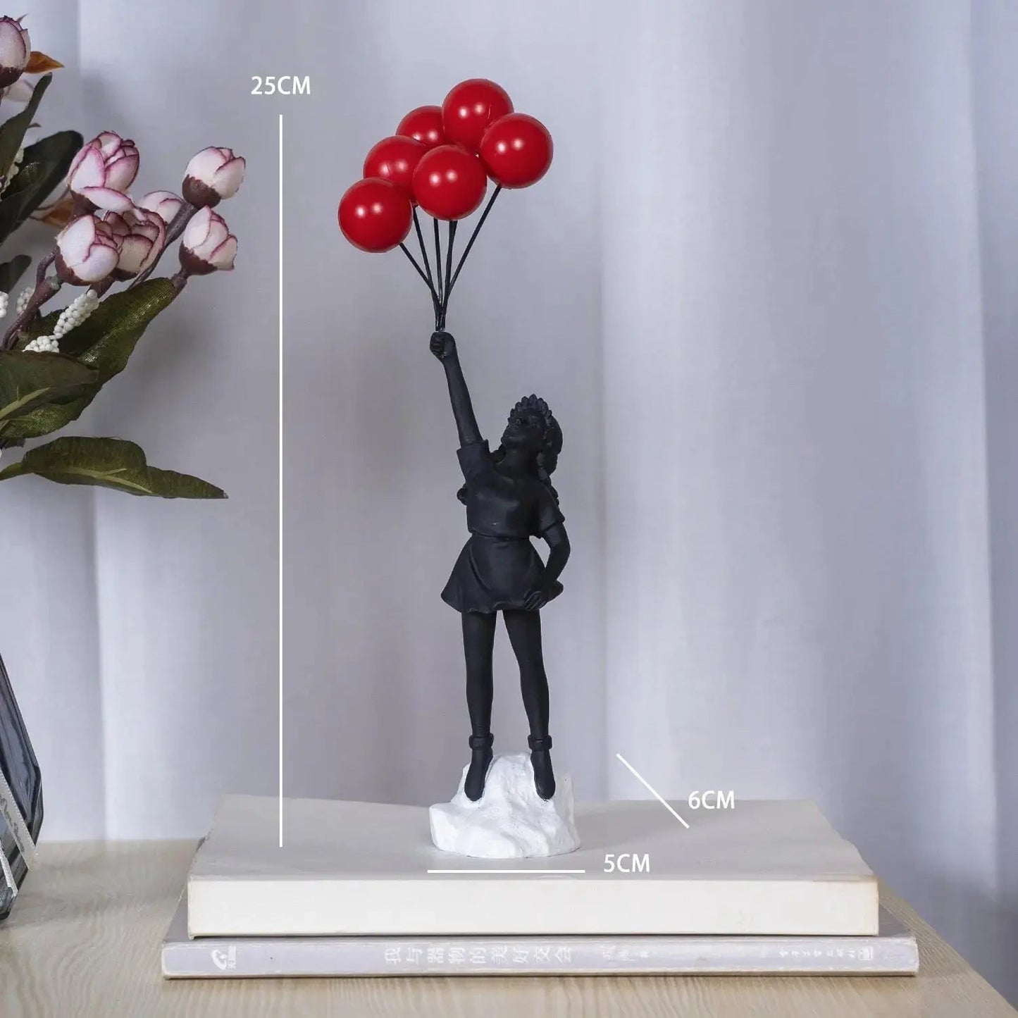 Unique Urban Art Flying Girl Statue