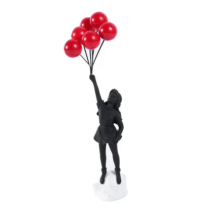 Unique Urban Art Flying Girl Statue