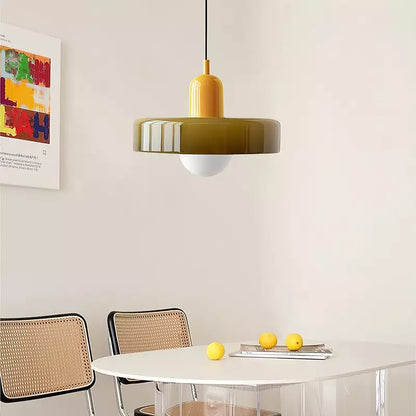 Vibrant Glass Pendant Light in Modern Design