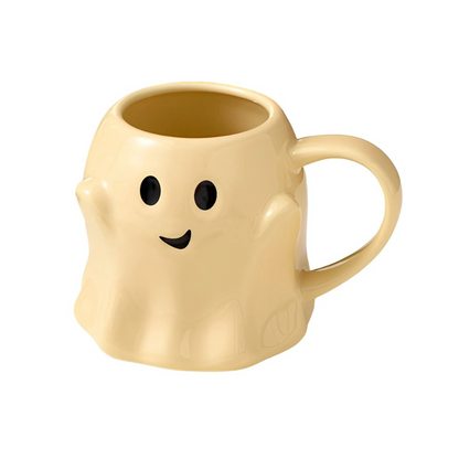 Creepy Ghost Ceramic Coffee Cup - Luxicro