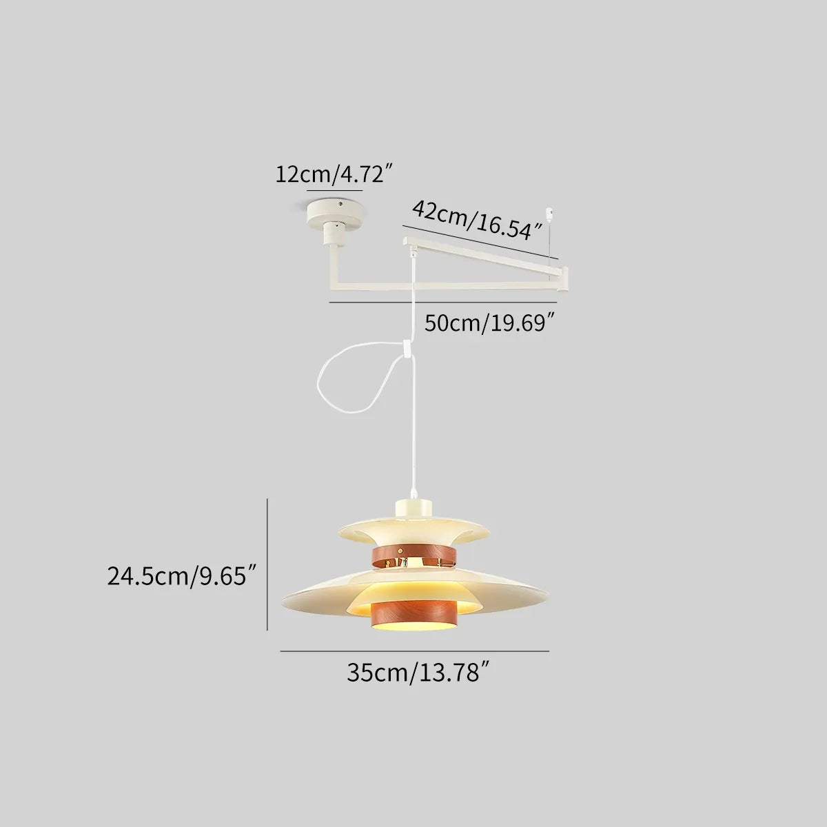 Stylish UFO Hanging Light for Kitchen Dining