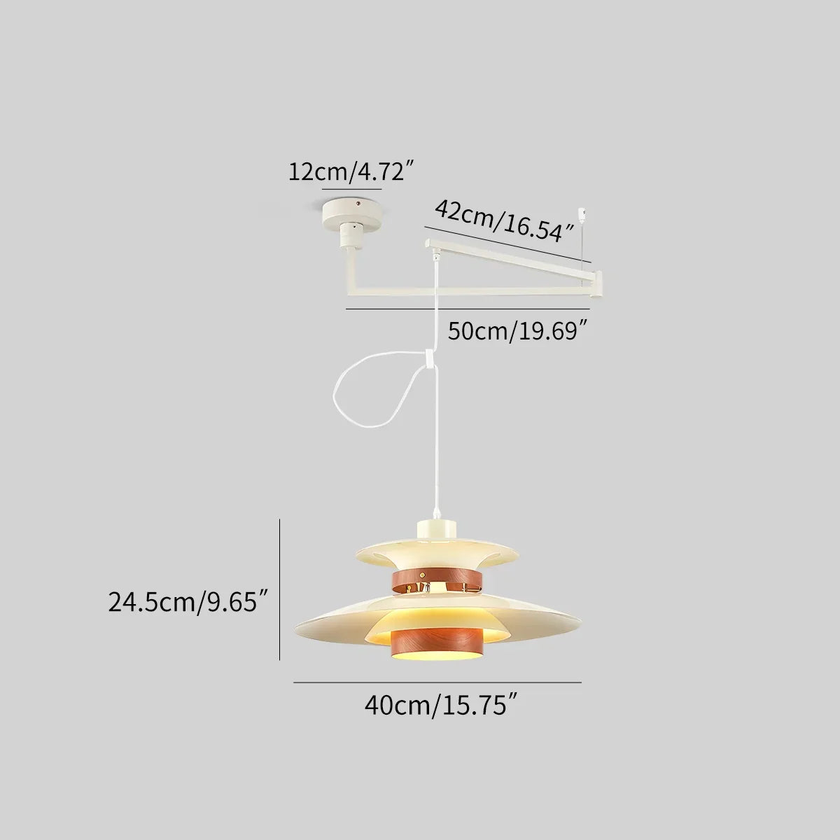 Stylish UFO Hanging Light for Kitchen Dining