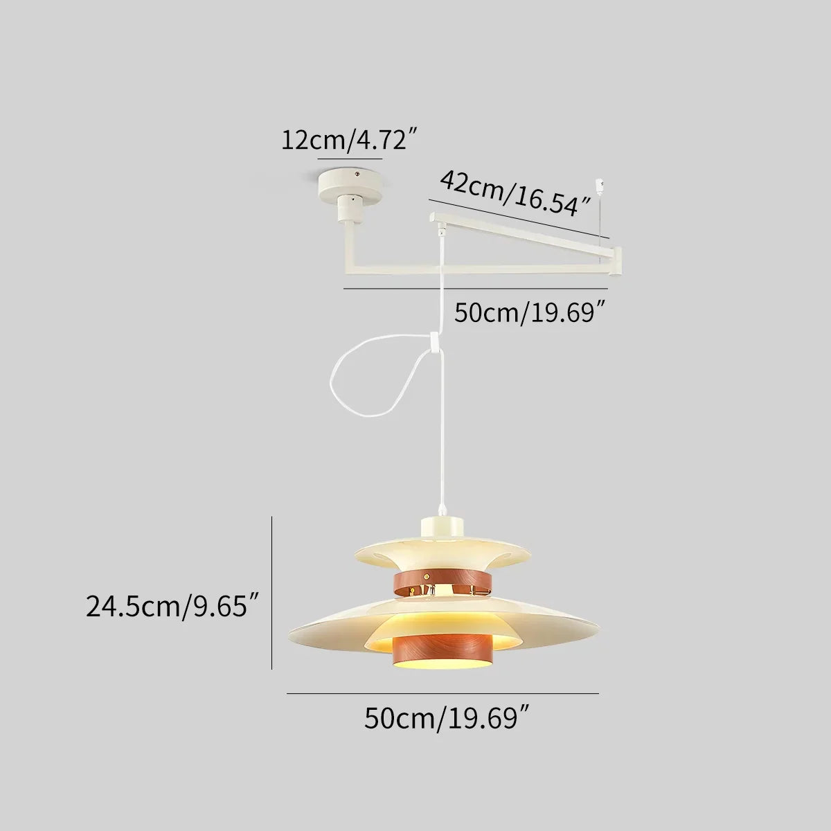 Stylish UFO Hanging Light for Kitchen Dining
