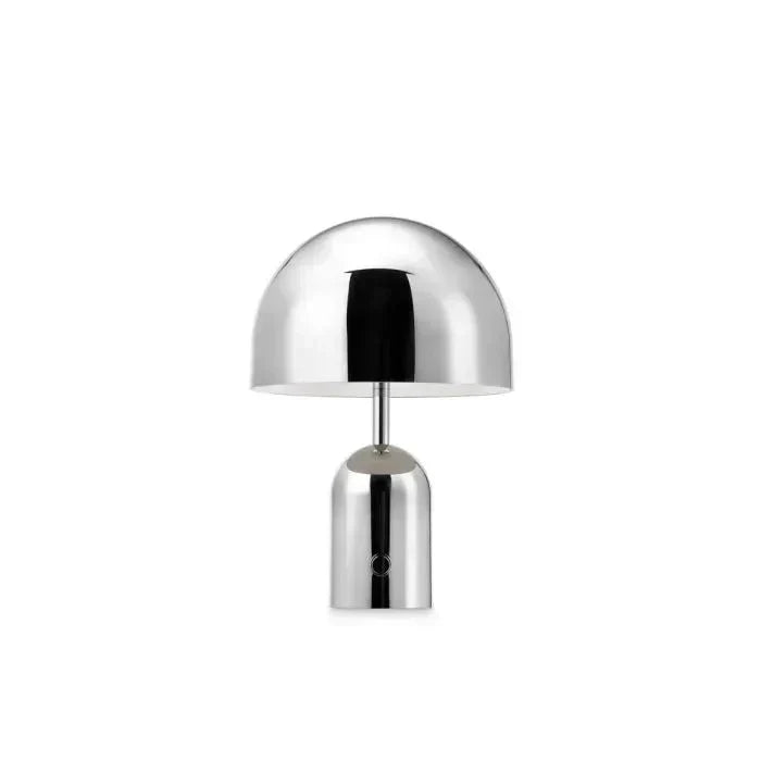 Sleek Metal Table Lamp with Chrome Base - Luxicro