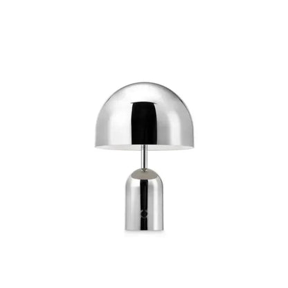 Sleek Metal Table Lamp with Chrome Base - Luxicro