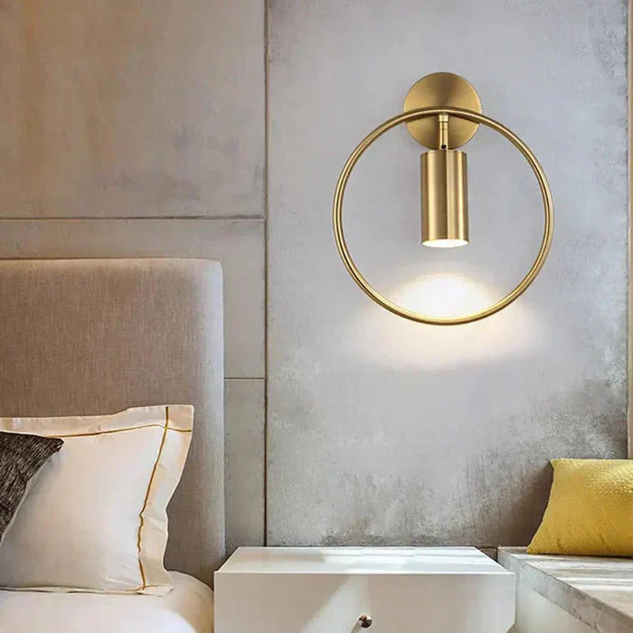 Elegant Golden LED Sconce Light - Luxicro