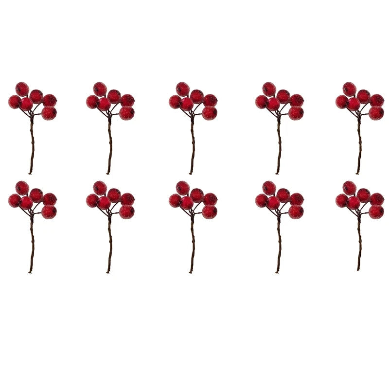 Artificial Red Berry Christmas Decor Bundle - Luxicro