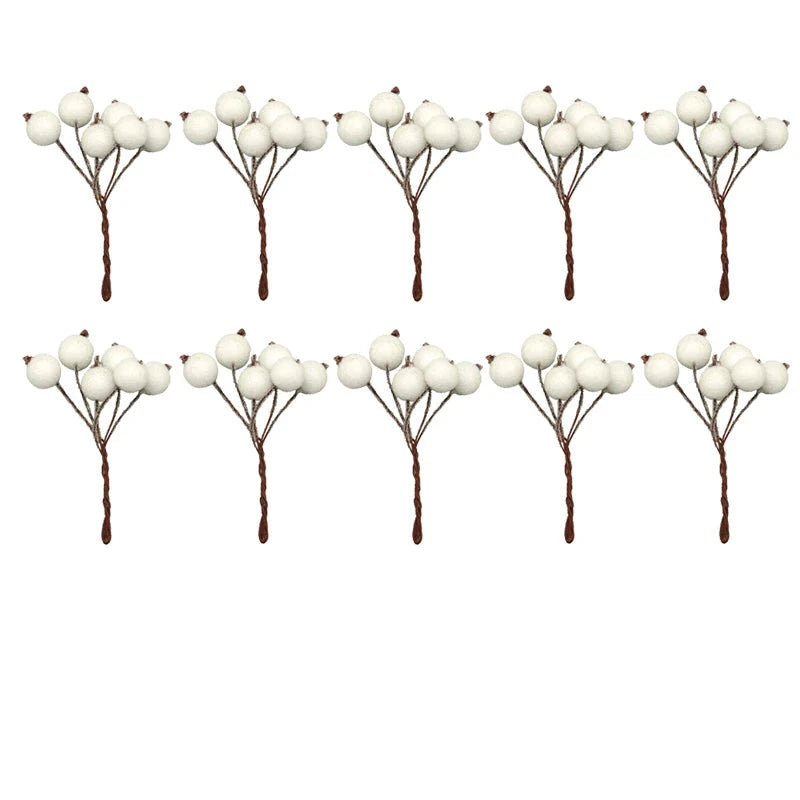 Artificial Red Berry Christmas Decor Bundle