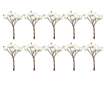 Artificial Red Berry Christmas Decor Bundle