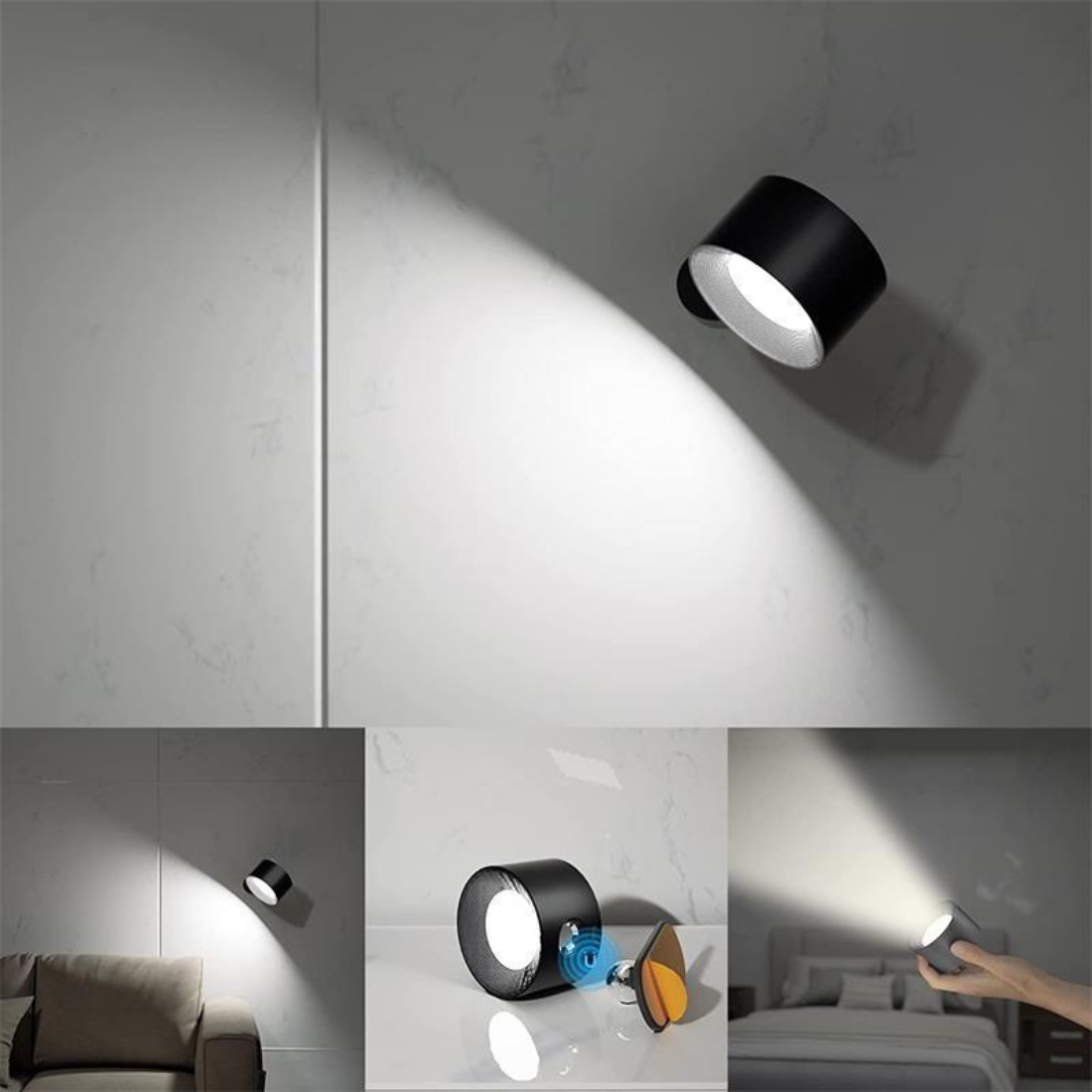 Portable LED Outdoor Indoor Wall Lamp