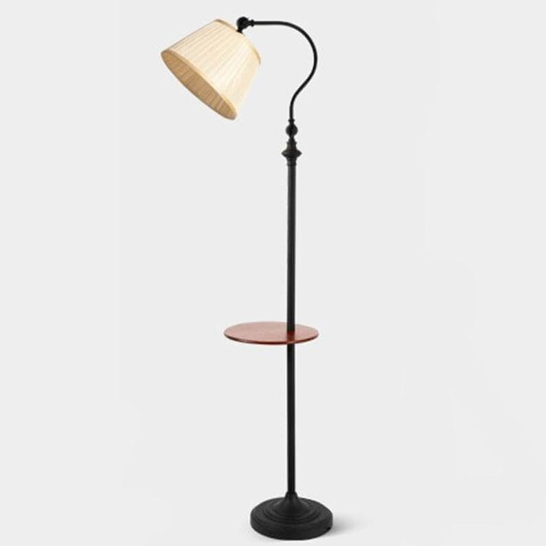 Rustic Wood Modern Floor Lamp