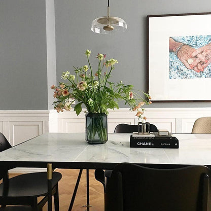 Bright Glass Drop Pendant Light
