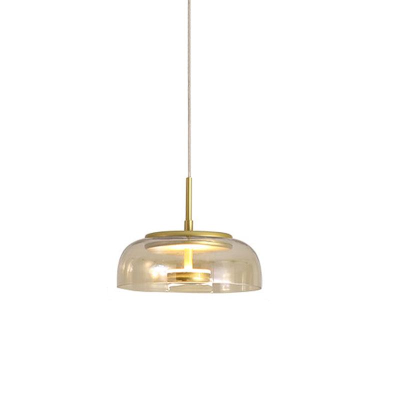 Bright Glass Drop Pendant Light