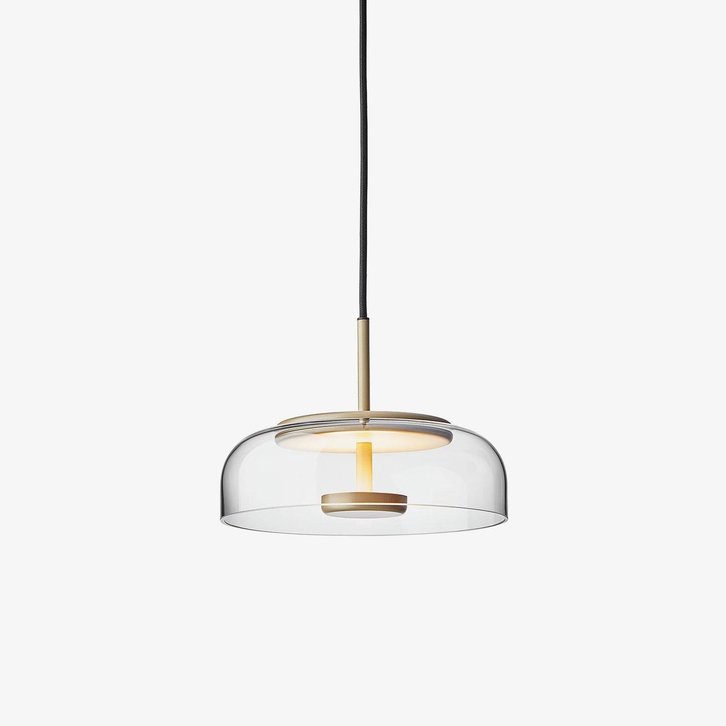 Bright Glass Drop Pendant Light