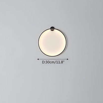 Circular LED Wall Light for Home Decor