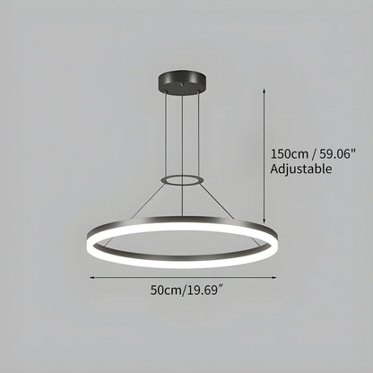 Round LED Hanging Light for Home Ceiling