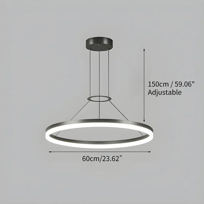 Round LED Hanging Light for Home Ceiling