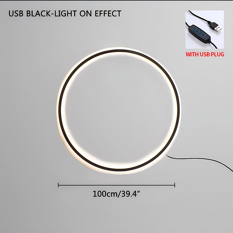 Circular LED Wall Light for Home Decor