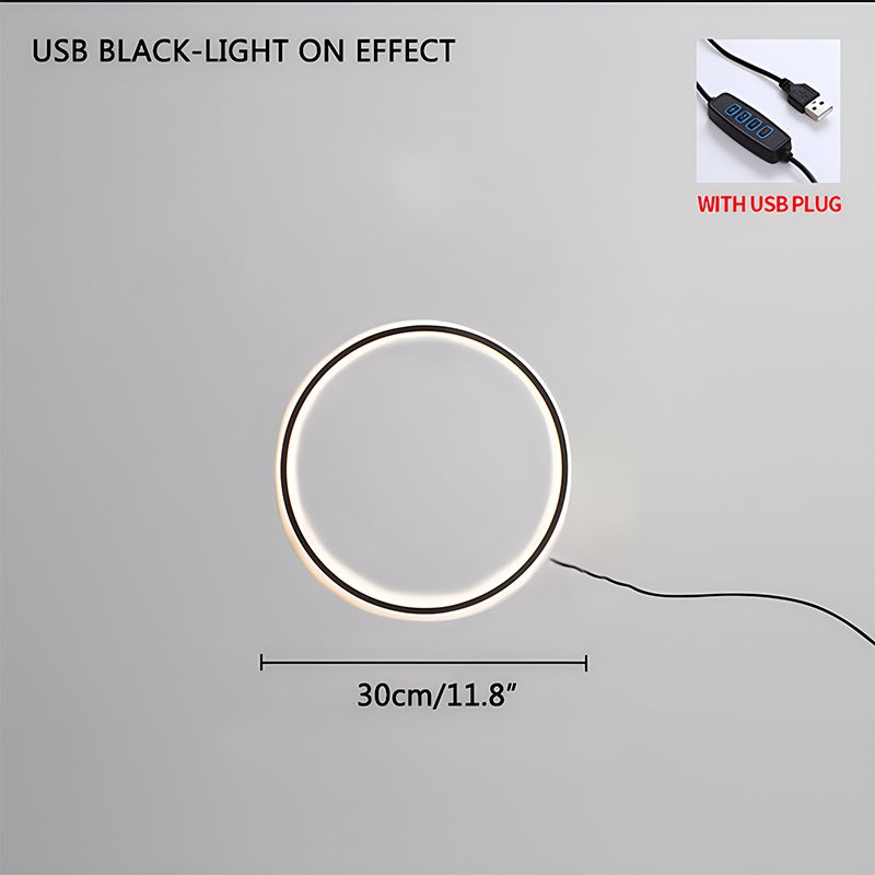 Circular LED Wall Light for Home Decor