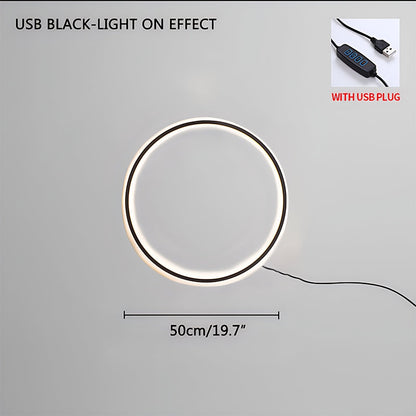 Circular LED Wall Light for Home Decor