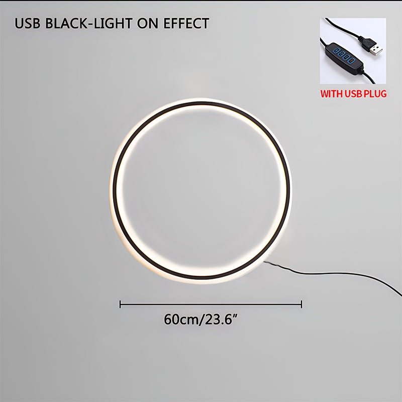 Circular LED Wall Light for Home Decor