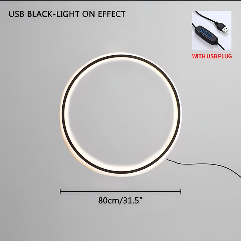 Circular LED Wall Light for Home Decor