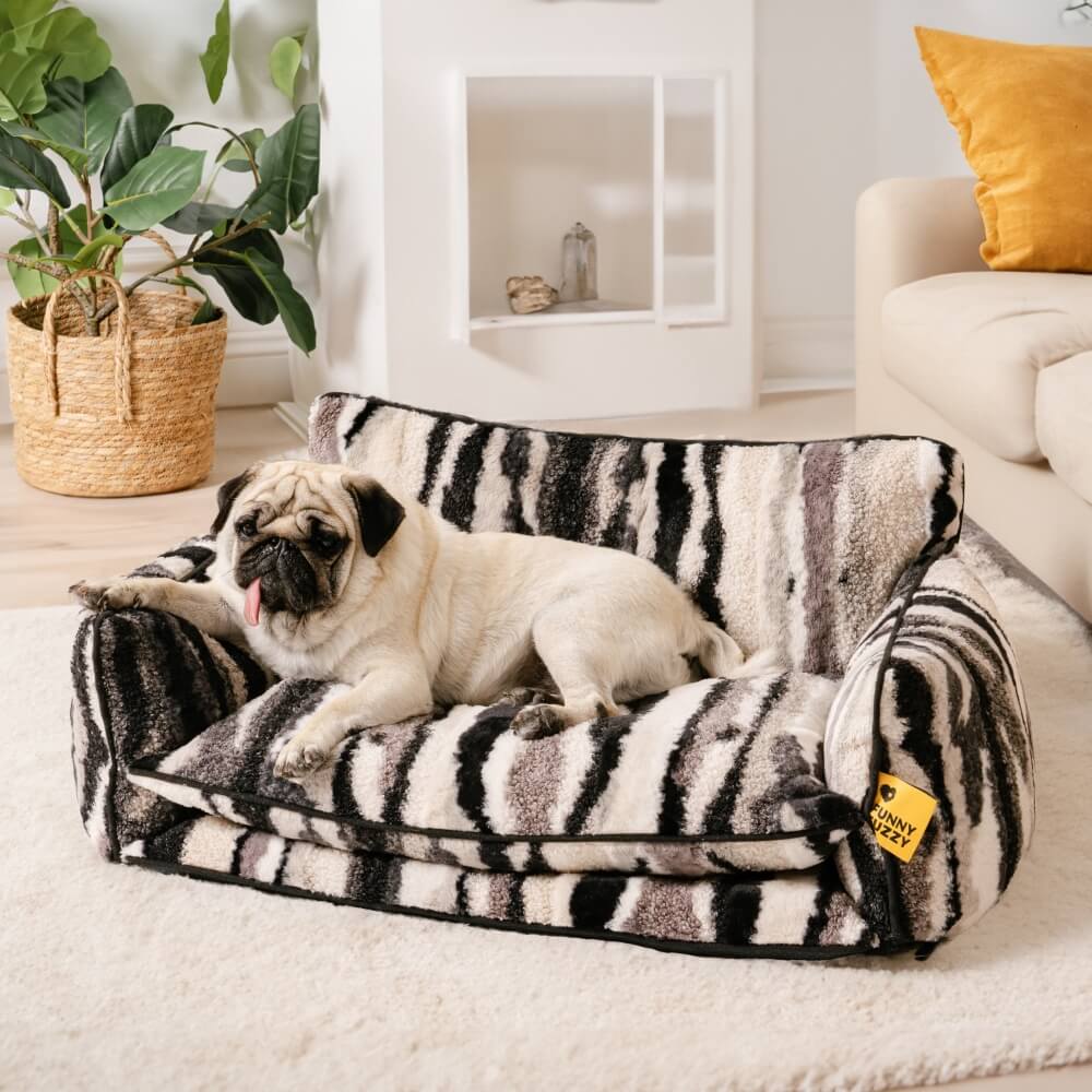 Comfy Plush Pet Double Layer Dog Cat Bed