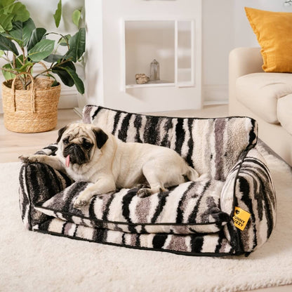 Comfy Plush Pet Double Layer Dog Cat Bed